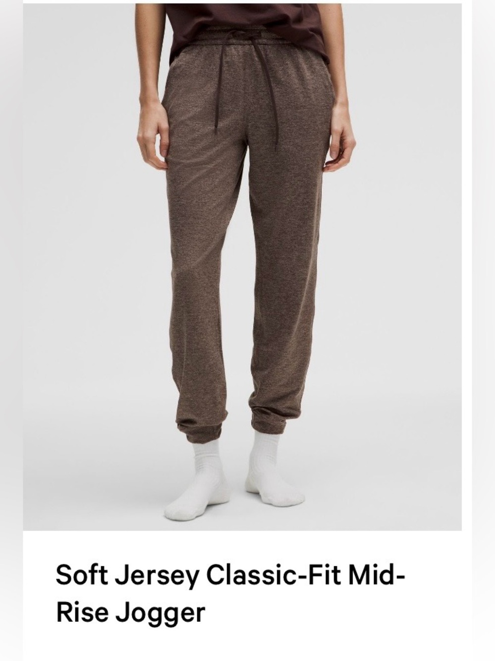 lululemon athletica Brown Classic-Fit Joggers
